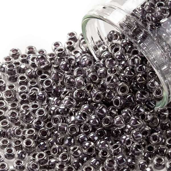 PandaHall TOHO Round Seed Beads, Japanese Seed Beads, (1064) Concord Grape Lined Crystal Luster, 8/0, 3mm, Hole: 1mm, about 10000pcs/pound..., Purple
PandaHall TOHO Round Seed Beads, Japanese Seed Beads, (1064) Concord Grape Lined Crystal Luster, 8/0, 3mm, Hole: 1mm, about 10000pcs/pound..., Purple