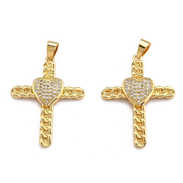 PandaHall Brass Micro Pave Clear Cubic Zirconia Pendants, Long-Lasting Plated, Cross, Real 18K Gold Plated, 35.5x25.5x3mm, Hole: 2.5x4.5mm...
PandaHall Brass Micro Pave Clear Cubic Zirconia Pendants, Long-Lasting Plated, Cross, Real 18K Gold Plated, 35.5x25.5x3mm, Hole: 2.5x4.5mm...