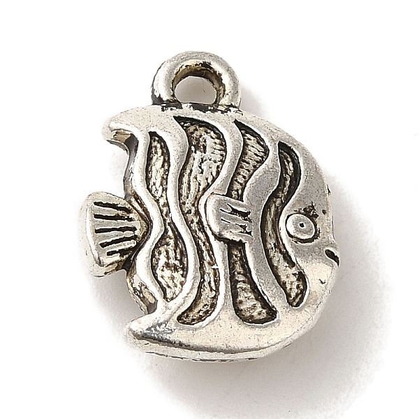 PandaHall Tibetan Style Alloy Pendants, Cadmium Free & Lead Free, Fish Charms, Antique Silver, 17x13x5mm, Hole: 1.5mm Alloy Fish
PandaHall Tibetan Style Alloy Pendants, Cadmium Free & Lead Free, Fish Charms, Antique Silver, 17x13x5mm, Hole: 1.5mm Alloy Fish