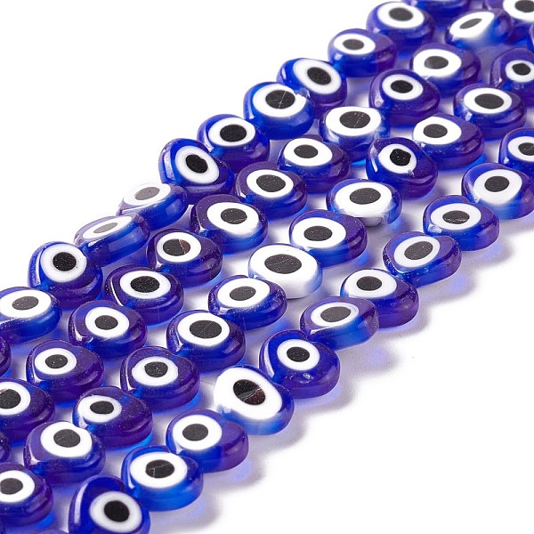 PandaHall Handmade Evil Eye Lampwork Beads Strands, Heart, Blue, 6~7x8x3mm, Hole: 1mm, about 47~49pcs/strand, 13.19~13.98 inch(33.5~35.5cm)...
PandaHall Handmade Evil Eye Lampwork Beads Strands, Heart, Blue, 6~7x8x3mm, Hole: 1mm, about 47~49pcs/strand, 13.19~13.98 inch(33.5~35.5cm)...