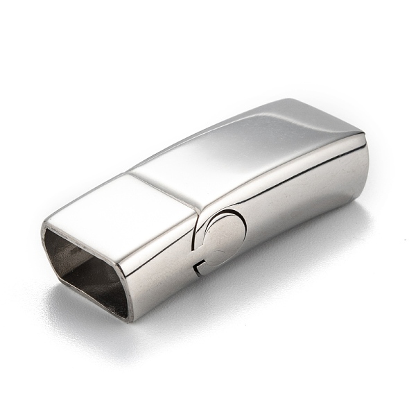 PandaHall 316 Surgical Stainless Steel Magnetic Clasps with Glue-in Ends, Rectangle, Stainless Steel Color, 33x13x8mm, Hole: 6x11mm 316...
PandaHall 316 Surgical Stainless Steel Magnetic Clasps with Glue-in Ends, Rectangle, Stainless Steel Color, 33x13x8mm, Hole: 6x11mm 316...