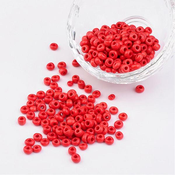 PandaHall 6/0 Opaque Colours Round Glass Seed Beads, Red, Size: about 4mm in diameter, hole:1.5mm, about 495pcs/50g Glass Red
PandaHall 6/0 Opaque Colours Round Glass Seed Beads, Red, Size: about 4mm in diameter, hole:1.5mm, about 495pcs/50g Glass Red