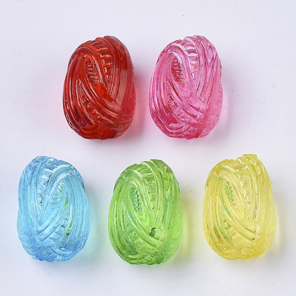 PandaHall Transparent Acrylic European Beads, Dyed, Large Hole Beads, Oval, Mixed Color, 16.5x13.5x13.5mm, Hole: 6mm, about 420pcs/500g..., Multicolor
PandaHall Transparent Acrylic European Beads, Dyed, Large Hole Beads, Oval, Mixed Color, 16.5x13.5x13.5mm, Hole: 6mm, about 420pcs/500g..., Multicolor