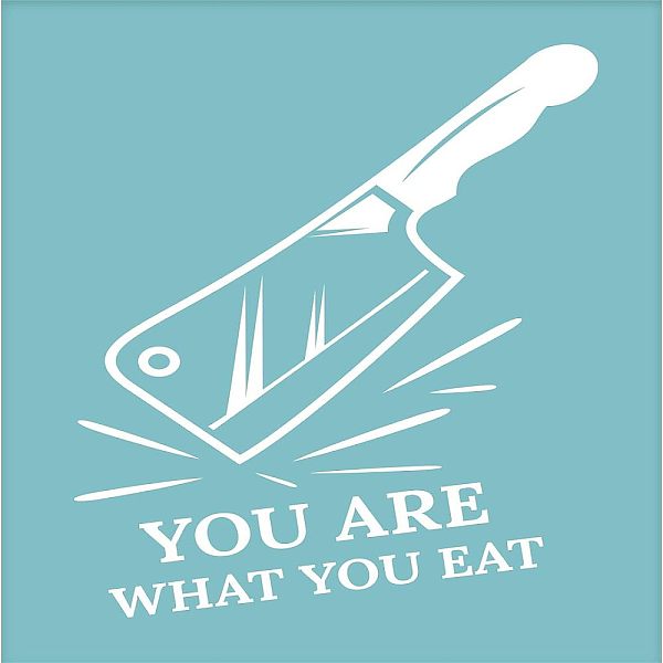 PandaHall Self-Adhesive Silk Screen Printing Stencil, for Painting on Wood, DIY Decoration T-Shirt Fabric, Knife with Word YOU ARE WHAT YOU..., Blue
PandaHall Self-Adhesive Silk Screen Printing Stencil, for Painting on Wood, DIY Decoration T-Shirt Fabric, Knife with Word YOU ARE WHAT YOU..., Blue
