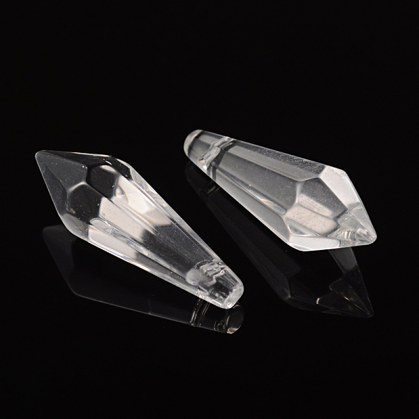 PandaHall Faceted Glass Pendants, Crystal Suncatcher, Clear, 36~38x12~14mm, Hole: 1mm Glass Teardrop Clear
PandaHall Faceted Glass Pendants, Crystal Suncatcher, Clear, 36~38x12~14mm, Hole: 1mm Glass Teardrop Clear