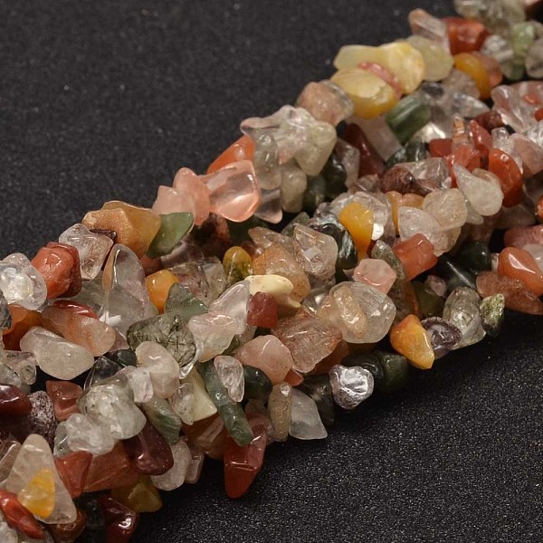 PandaHall Chip Natural Rutilated Quartz Bead Strands, 5~14x5~10mm, Hole: 1mm, 32 inch Rutilated Quartz Chip
PandaHall Chip Natural Rutilated Quartz Bead Strands, 5~14x5~10mm, Hole: 1mm, 32 inch Rutilated Quartz Chip