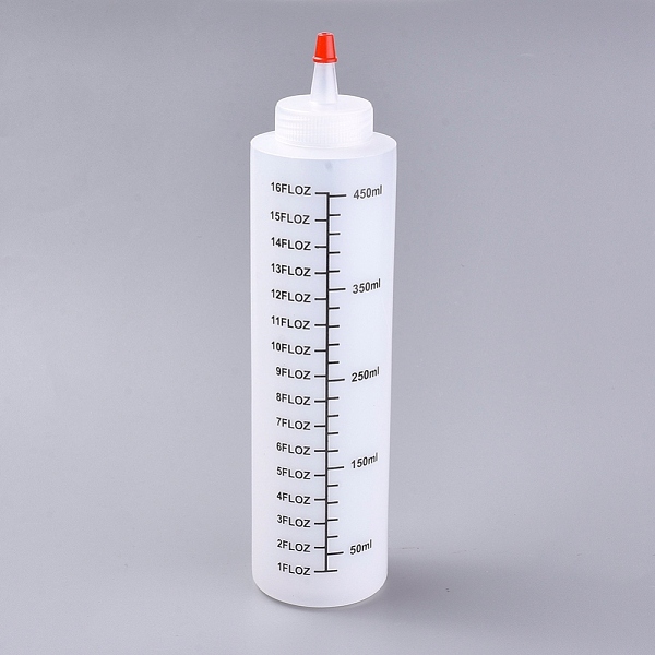 PandaHall Polyethylene(PE) Squeeze Bottles, with Scale & Red Tip Cap, for Ketchup, Sauces, Paint and More, White, 23.8x5.8cm, Capacity...
PandaHall Polyethylene(PE) Squeeze Bottles, with Scale & Red Tip Cap, for Ketchup, Sauces, Paint and More, White, 23.8x5.8cm, Capacity...