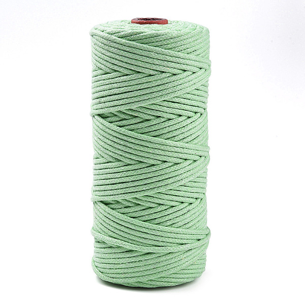 PandaHall Cotton String Threads, Macrame Cord, Decorative String Threads, for DIY Crafts, Gift Wrapping and Jewelry Making, Pale Green, 3mm...
PandaHall Cotton String Threads, Macrame Cord, Decorative String Threads, for DIY Crafts, Gift Wrapping and Jewelry Making, Pale Green, 3mm...