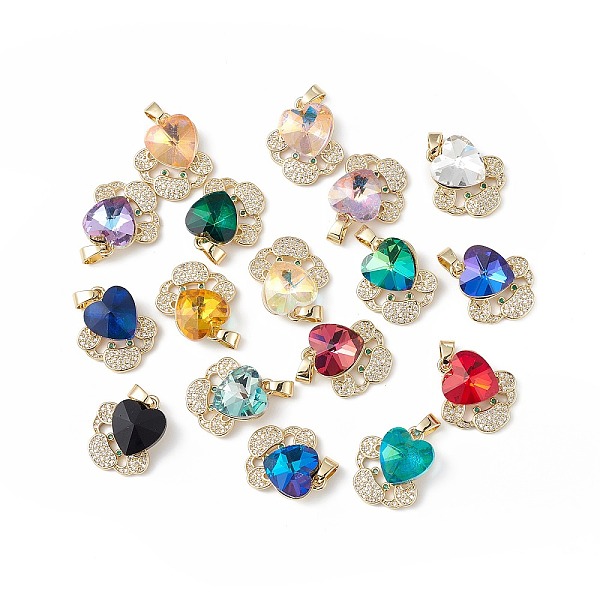 PandaHall Rack Plating Brass Micro Pave Cubic Zirconia Pendants, with Glass, Long-Lasting Plated, Cadmium Free & Lead Free, Crab with Heart..., Multicolor
PandaHall Rack Plating Brass Micro Pave Cubic Zirconia Pendants, with Glass, Long-Lasting Plated, Cadmium Free & Lead Free, Crab with Heart..., Multicolor