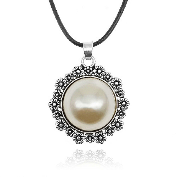 PandaHall Zinc Alloy Pendant Necklaces, Flower, Antique Silver, 19.69 inch(50cm) Alloy Flower
PandaHall Zinc Alloy Pendant Necklaces, Flower, Antique Silver, 19.69 inch(50cm) Alloy Flower