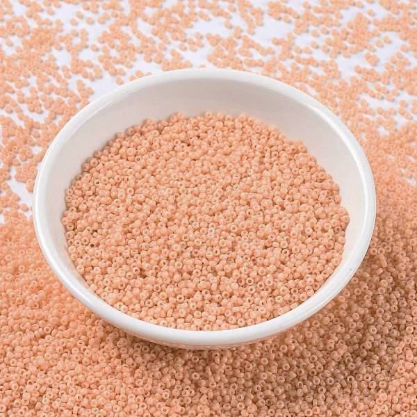 PandaHall MIYUKI Round Rocailles Beads, Japanese Seed Beads, (RR4461) Duracoat Dyed Opaque Tea Rose, 15/0, 1.5mm, Hole: 0.7mm, about..., Pink
PandaHall MIYUKI Round Rocailles Beads, Japanese Seed Beads, (RR4461) Duracoat Dyed Opaque Tea Rose, 15/0, 1.5mm, Hole: 0.7mm, about..., Pink
