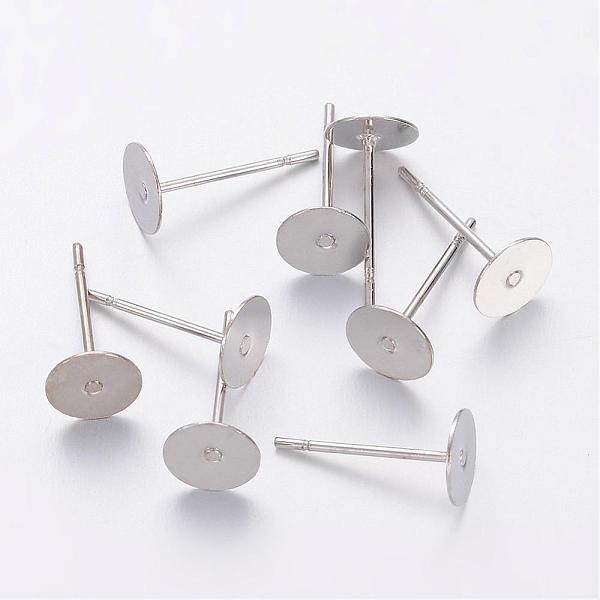PandaHall Stud Earring Settings, Brass Head and Stainless Steel Pin, Lead Free, Cadmium Free and Nickel Free, Platinum, Tray: 6mm, 12mm, Pin...
PandaHall Stud Earring Settings, Brass Head and Stainless Steel Pin, Lead Free, Cadmium Free and Nickel Free, Platinum, Tray: 6mm, 12mm, Pin...
