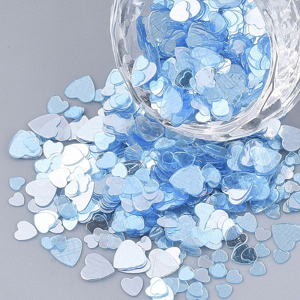 PandaHall Ornament Accessories, Transparent PVC Plastic Paillette/Sequins Beads, No Hole/Undrilled Beads, Heart, Light Sky Blue...
PandaHall Ornament Accessories, Transparent PVC Plastic Paillette/Sequins Beads, No Hole/Undrilled Beads, Heart, Light Sky Blue...