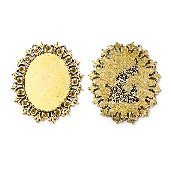 PandaHall Tibetan Style Cabochon Settings for Cabochon & Rhinestone, Lead Free & Cadmium Free, Antique Golden, 56x49x2mm, Hole: 1mm, Tray...
PandaHall Tibetan Style Cabochon Settings for Cabochon & Rhinestone, Lead Free & Cadmium Free, Antique Golden, 56x49x2mm, Hole: 1mm, Tray...