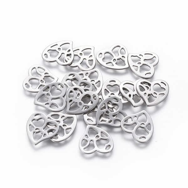 PandaHall 201 Stainless Steel Cabochons, Filling Material for Epoxy Resin Craft Art, Heart, Stainless Steel Color, 14x15x1mm 201 Stainless...
PandaHall 201 Stainless Steel Cabochons, Filling Material for Epoxy Resin Craft Art, Heart, Stainless Steel Color, 14x15x1mm 201 Stainless...