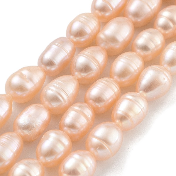 PandaHall Natural Cultured Freshwater Pearl Beads Strands, Rice, Grade 2A, Light Coral, 6~7mm, Hole: 0.6mm, about 18~20pcs/strand...
PandaHall Natural Cultured Freshwater Pearl Beads Strands, Rice, Grade 2A, Light Coral, 6~7mm, Hole: 0.6mm, about 18~20pcs/strand...