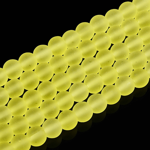PandaHall Transparent Glass Beads Strands, Frosted, Round, Yellow, 4~4.5mm, Hole: 0.8mm, about 97~99pcs/strand, 14.76 inch~14.96 inch...
PandaHall Transparent Glass Beads Strands, Frosted, Round, Yellow, 4~4.5mm, Hole: 0.8mm, about 97~99pcs/strand, 14.76 inch~14.96 inch...