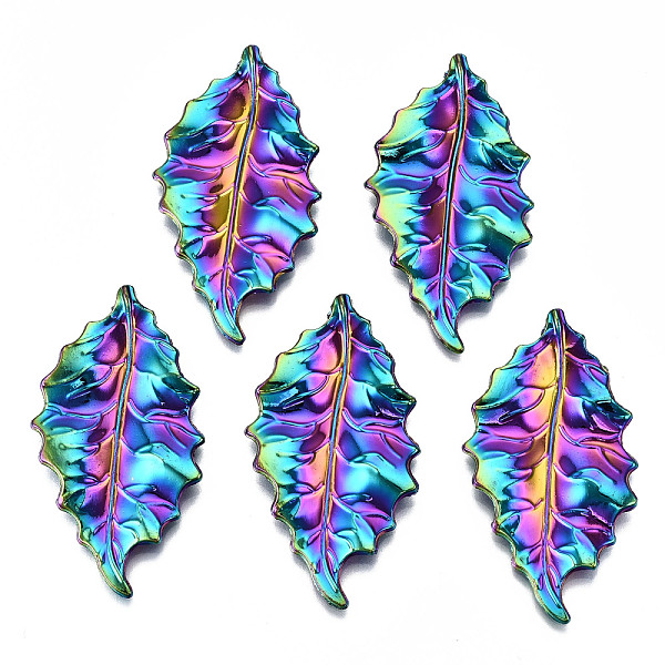 PandaHall Rainbow Color Alloy Pendants, Cadmium Free & Lead Free, Leaf, 47x26x3.5mm, Hole: 1.8mm Alloy Leaf
PandaHall Rainbow Color Alloy Pendants, Cadmium Free & Lead Free, Leaf, 47x26x3.5mm, Hole: 1.8mm Alloy Leaf
