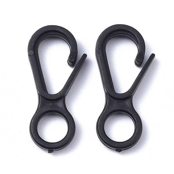 PandaHall Plastic Lobster CLaw Clasps, Black, 33x15.5x4.5mm, Hole: 7.5mm Plastic Others Black
PandaHall Plastic Lobster CLaw Clasps, Black, 33x15.5x4.5mm, Hole: 7.5mm Plastic Others Black
