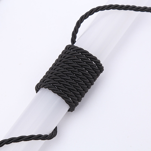 PandaHall 3-ply Polyester Rope, Twisted Rope, Black, 3mm, about 27.34 Yards(25m)/Roll Polyester Black
PandaHall 3-ply Polyester Rope, Twisted Rope, Black, 3mm, about 27.34 Yards(25m)/Roll Polyester Black