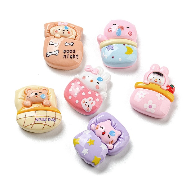 PandaHall Opaque Resin Cabochons, Sleeping Animal, Mixed Shapes, Mixed Color, 23~25x18.5~20.5x8~9mm Resin Mixed Shapes Multicolor
PandaHall Opaque Resin Cabochons, Sleeping Animal, Mixed Shapes, Mixed Color, 23~25x18.5~20.5x8~9mm Resin Mixed Shapes Multicolor