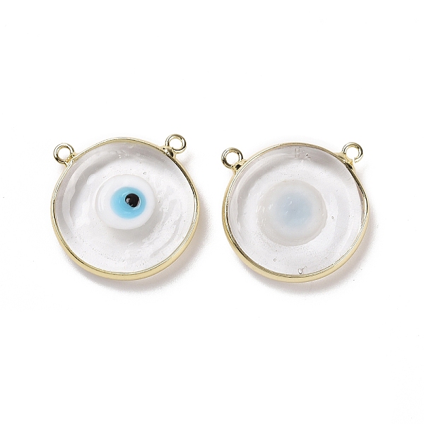 PandaHall Handmade Lampwork Pendants, with Golden Plated Brass Findings, Cadmium Free & Lead Free, Flat Round with Evil Eye, White...
PandaHall Handmade Lampwork Pendants, with Golden Plated Brass Findings, Cadmium Free & Lead Free, Flat Round with Evil Eye, White...