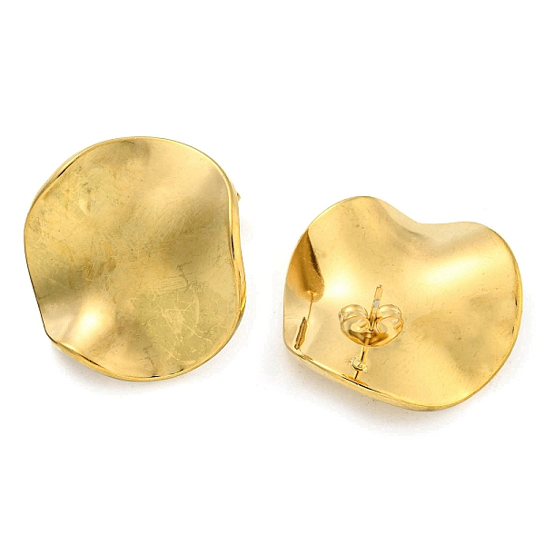 PandaHall Ion Plating(IP) 304 Stainless Steel Ear Studs, Flat Round, Real 18K Gold Plated, 25mm 304 Stainless Steel Flat Round
PandaHall Ion Plating(IP) 304 Stainless Steel Ear Studs, Flat Round, Real 18K Gold Plated, 25mm 304 Stainless Steel Flat Round