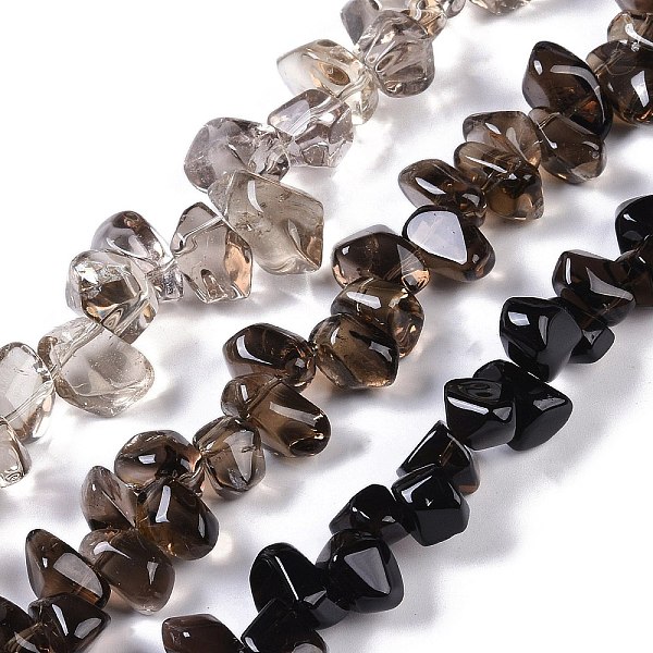 PandaHall Natural Smoky Quartz Beads Strands, Nuggets, 11.5~17x7~11x10~13.5mm, Hole: 1mm, 15.16~15.94''(38.5~40.5cm) Smoky Quartz Nuggets
PandaHall Natural Smoky Quartz Beads Strands, Nuggets, 11.5~17x7~11x10~13.5mm, Hole: 1mm, 15.16~15.94''(38.5~40.5cm) Smoky Quartz Nuggets