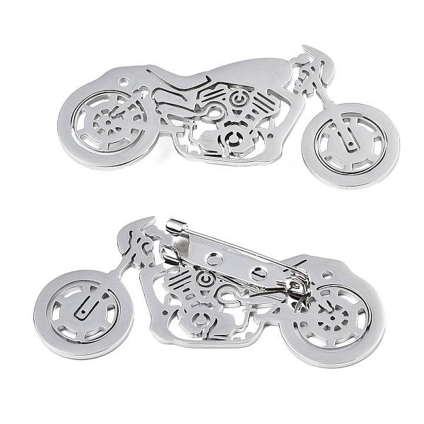PandaHall 201 Stainless Steel Motorcycle Lapel Pin, Creative Badge for Backpack Clothes, Nickel Free & Lead Free, Stainless Steel Color...
PandaHall 201 Stainless Steel Motorcycle Lapel Pin, Creative Badge for Backpack Clothes, Nickel Free & Lead Free, Stainless Steel Color...