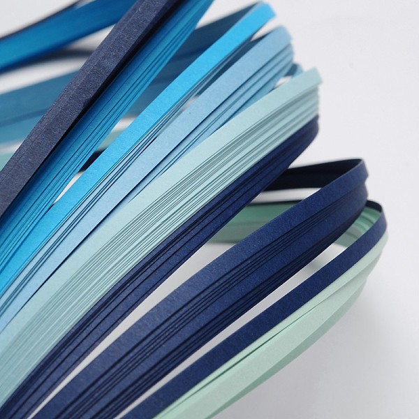 PandaHall 6 Colors Quilling Paper Strips, Blue, 390x5mm, about 120strips/bag, 20strips/color Paper Blue
PandaHall 6 Colors Quilling Paper Strips, Blue, 390x5mm, about 120strips/bag, 20strips/color Paper Blue