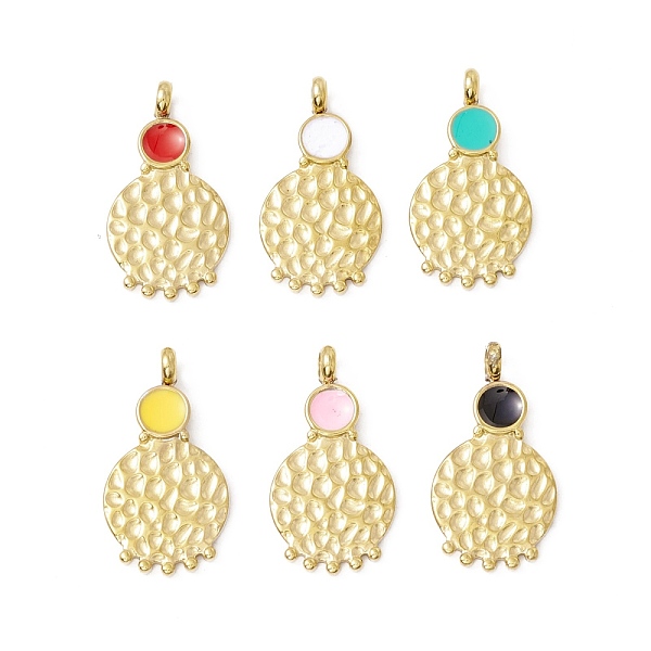 PandaHall Vacuum Plating 304 Stainless Steel Enamel Pendants, Light Gold, Flat Round, Mixed Color, 22.5x12x4mm, Hole: 2.4mm Stainless..., Multicolor
PandaHall Vacuum Plating 304 Stainless Steel Enamel Pendants, Light Gold, Flat Round, Mixed Color, 22.5x12x4mm, Hole: 2.4mm Stainless..., Multicolor