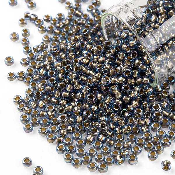 PandaHall TOHO Round Seed Beads, Japanese Seed Beads, (997) Gilt Lined AB Light Sapphire, 8/0, 3mm, Hole: 1mm, about 222pcs/10g Glass Blue
PandaHall TOHO Round Seed Beads, Japanese Seed Beads, (997) Gilt Lined AB Light Sapphire, 8/0, 3mm, Hole: 1mm, about 222pcs/10g Glass Blue