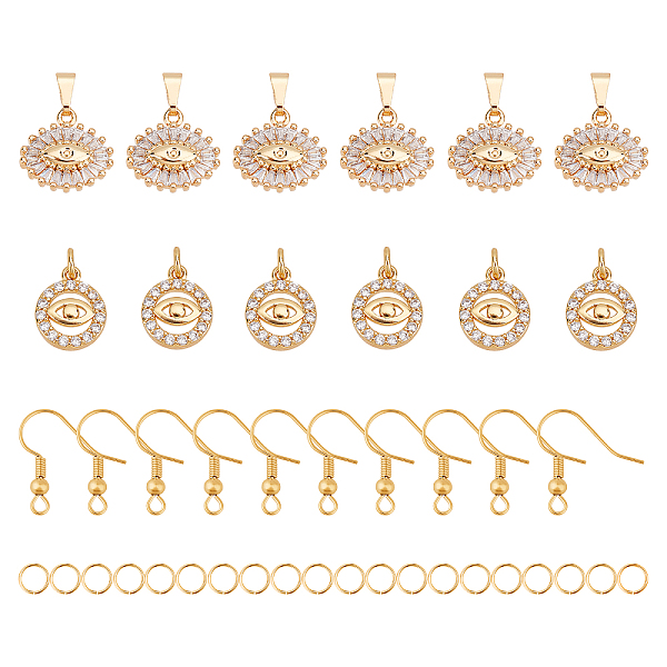 PandaHall ARRICRAFT DIY Dangle Earring Making Kits, Including 10Pcs 2 Styles Brass Micro Pave Cubic Zirconia Pendants, 20Pcs 304 Stainless...
PandaHall ARRICRAFT DIY Dangle Earring Making Kits, Including 10Pcs 2 Styles Brass Micro Pave Cubic Zirconia Pendants, 20Pcs 304 Stainless...