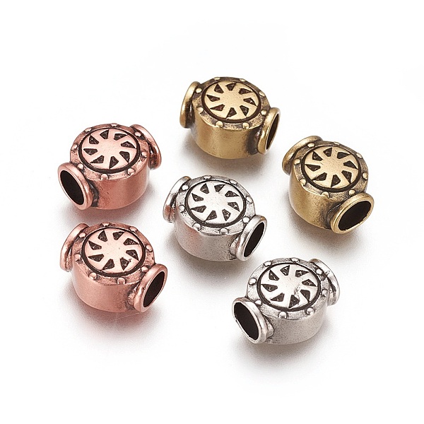 PandaHall Brass Beads, Large Hole Beads, Long-Lasting Plated, Water Pipe Head, Mixed Color, 14~14.5x11~11.5x7.5mm, Hole: 5.5~6mm Brass Tool
PandaHall Brass Beads, Large Hole Beads, Long-Lasting Plated, Water Pipe Head, Mixed Color, 14~14.5x11~11.5x7.5mm, Hole: 5.5~6mm Brass Tool