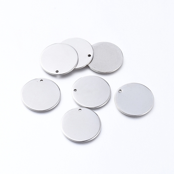 PandaHall 304 Stainless Steel Pendants, Blank Stamping Tag, Flat Round, Stainless Steel Color, 20x1mm, Hole: 1.4mm 304 Stainless Steel Flat...
PandaHall 304 Stainless Steel Pendants, Blank Stamping Tag, Flat Round, Stainless Steel Color, 20x1mm, Hole: 1.4mm 304 Stainless Steel Flat...