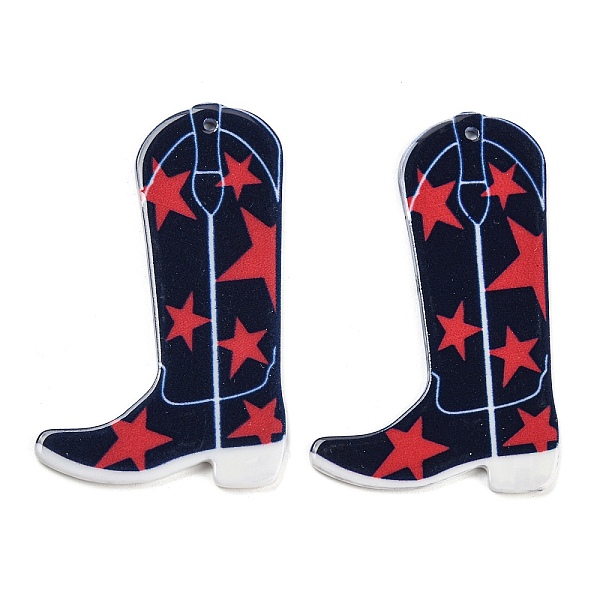 PandaHall Opaque Acrylic Big Pendants, Boots, Midnight Blue, 52x32x1.8mm, Hole: 1.5mm Acrylic Shoes
PandaHall Opaque Acrylic Big Pendants, Boots, Midnight Blue, 52x32x1.8mm, Hole: 1.5mm Acrylic Shoes