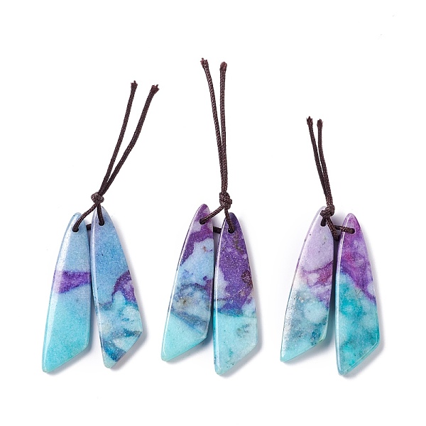PandaHall Natural Calcite Pendants, Dyed, Wing Section, 45x12x3mm, Hole: 1.2mm Calcite Wing Purple
PandaHall Natural Calcite Pendants, Dyed, Wing Section, 45x12x3mm, Hole: 1.2mm Calcite Wing Purple