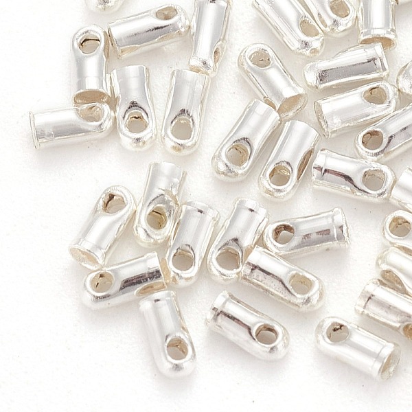 PandaHall Brass Cord Ends, Silver Color Plated, 4x1.8mm, Hole: 0.8mm, Inner Diameter: 1.2mm Brass
PandaHall Brass Cord Ends, Silver Color Plated, 4x1.8mm, Hole: 0.8mm, Inner Diameter: 1.2mm Brass