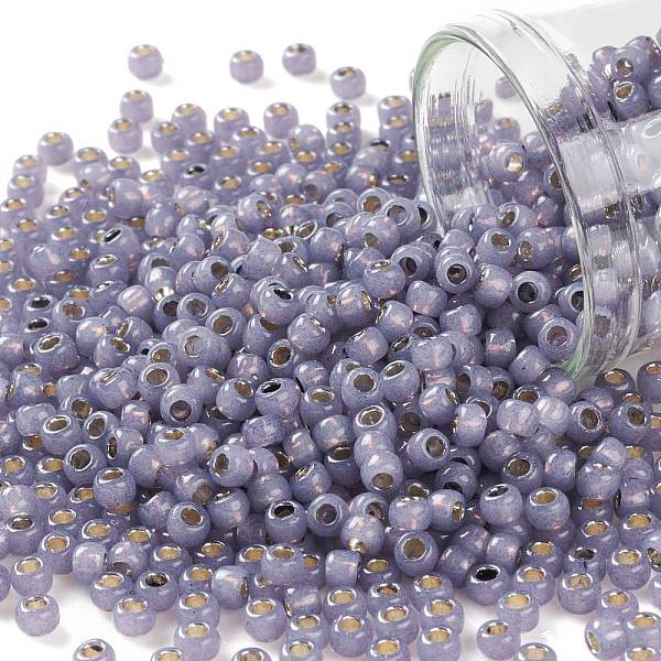 PandaHall TOHO Round Seed Beads, Japanese Seed Beads, (PF2124) PermaFinish Lilac Opal Silver Lined, 11/0, 2.2mm, Hole: 0.8mm, about..., Purple
PandaHall TOHO Round Seed Beads, Japanese Seed Beads, (PF2124) PermaFinish Lilac Opal Silver Lined, 11/0, 2.2mm, Hole: 0.8mm, about..., Purple