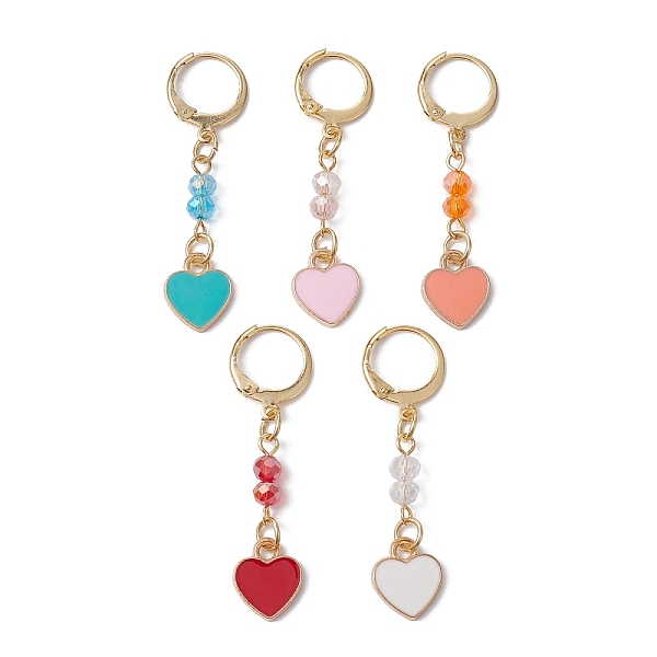 PandaHall Alloy Enamel Heart Pendant Decoration, with Glass Beads and 304 Stainless Steel Leverback Earring Findings, Mixed Color, 42mm..., Multicolor
PandaHall Alloy Enamel Heart Pendant Decoration, with Glass Beads and 304 Stainless Steel Leverback Earring Findings, Mixed Color, 42mm..., Multicolor