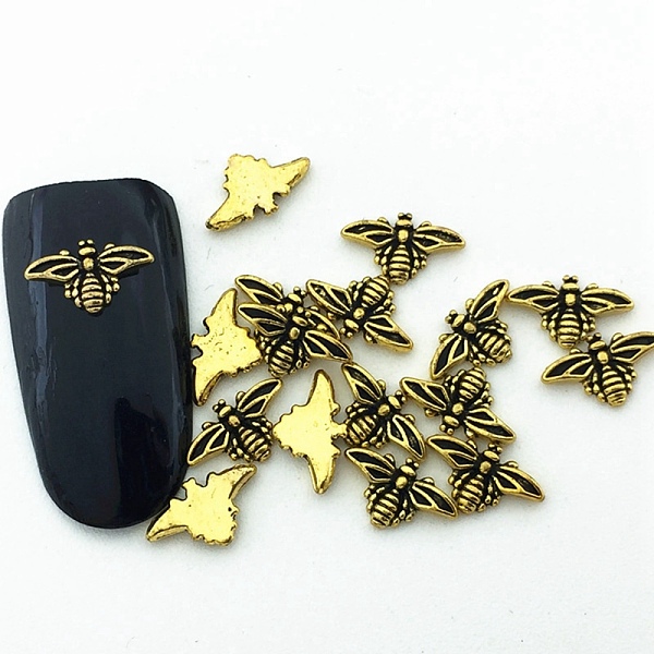 PandaHall Alloy Cabochons, 3D Bee, Nail Art Decoration Accessories, Antique Golden, 7.5x4.5x1mm Alloy Bees
PandaHall Alloy Cabochons, 3D Bee, Nail Art Decoration Accessories, Antique Golden, 7.5x4.5x1mm Alloy Bees