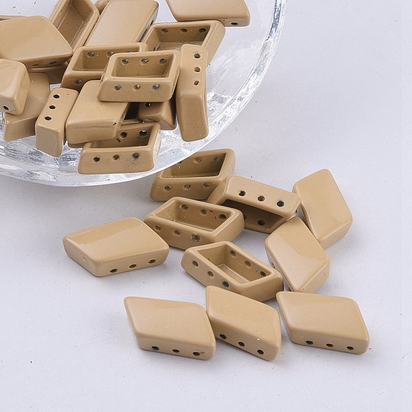 PandaHall Spray Painted Alloy Multi-Strand Links, For Tile Elastic Bracelets Making, Rhombus, Dark Khaki, 14x8x4.8mm, Hole: 0.8mm Alloy..., Yellow
PandaHall Spray Painted Alloy Multi-Strand Links, For Tile Elastic Bracelets Making, Rhombus, Dark Khaki, 14x8x4.8mm, Hole: 0.8mm Alloy..., Yellow