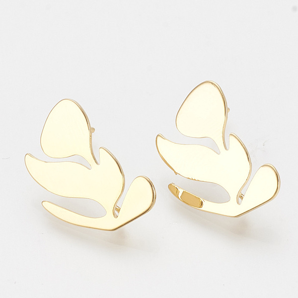 PandaHall Brass Stud Earring Findings, with Loop, Nickel Free, Real 18K Gold Plated, 21x15mm, Hole: 1.8mm, Pin: 1mm Brass Others
PandaHall Brass Stud Earring Findings, with Loop, Nickel Free, Real 18K Gold Plated, 21x15mm, Hole: 1.8mm, Pin: 1mm Brass Others
