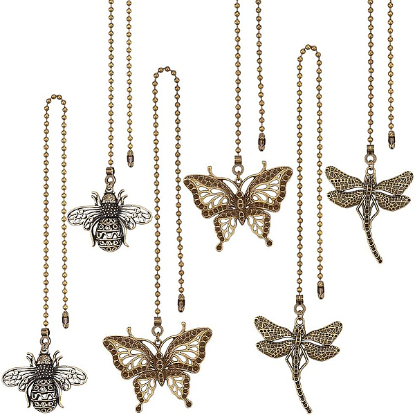 PandaHall BENECREAT 6Pcs Butterfly Bee Ceiling Fan Pull Chain, Vintage Dragonfly Charm Pendant Chain Extender Decorative Pull Chain with...
PandaHall BENECREAT 6Pcs Butterfly Bee Ceiling Fan Pull Chain, Vintage Dragonfly Charm Pendant Chain Extender Decorative Pull Chain with...
