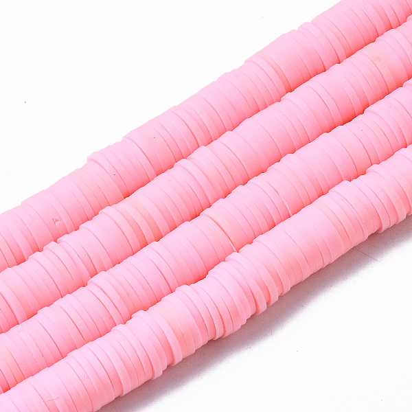 PandaHall Handmade Polymer Clay Beads Strands, for DIY Jewelry Crafts Supplies, Heishi Beads, Disc/Flat Round, Hot Pink, 8x0.5~1mm, Hole...
PandaHall Handmade Polymer Clay Beads Strands, for DIY Jewelry Crafts Supplies, Heishi Beads, Disc/Flat Round, Hot Pink, 8x0.5~1mm, Hole...