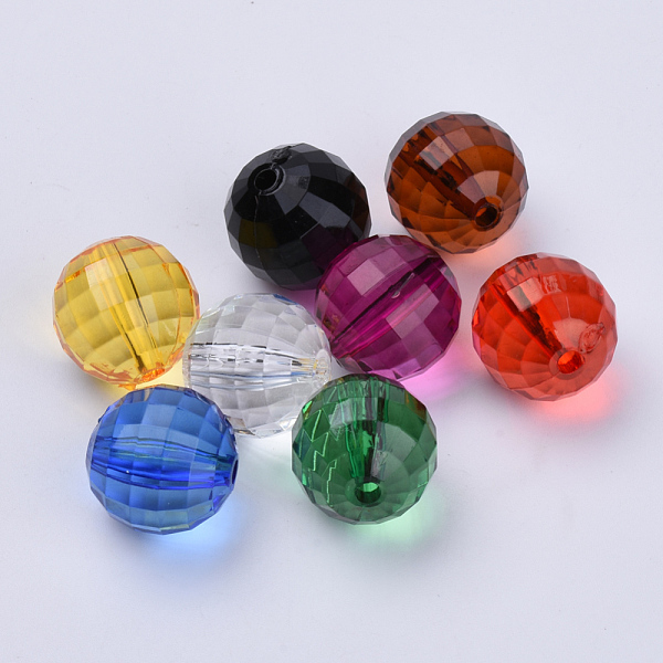 PandaHall Transparent Acrylic Beads, Faceted, Round, Mixed Color, 12x12mm, Hole: 1.9mm, about 496pcs/500g Acrylic Round Multicolor
PandaHall Transparent Acrylic Beads, Faceted, Round, Mixed Color, 12x12mm, Hole: 1.9mm, about 496pcs/500g Acrylic Round Multicolor