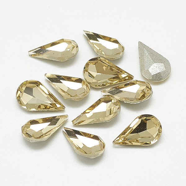 PandaHall Pointed Back Glass Rhinestone Cabochons, Back Plated, Faceted, teardrop, Coffee, 10x6x3mm Glass Rhinestone Teardrop Yellow
PandaHall Pointed Back Glass Rhinestone Cabochons, Back Plated, Faceted, teardrop, Coffee, 10x6x3mm Glass Rhinestone Teardrop Yellow