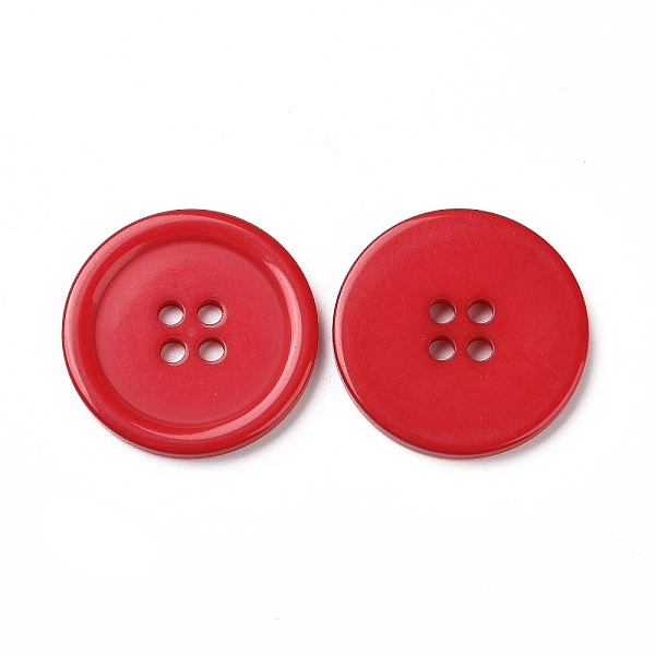 PandaHall Resin Buttons, Dyed, Flat Round, Red, 30x3mm, Hole: 3mm, 98pcs/bag Resin Flat Round Red
PandaHall Resin Buttons, Dyed, Flat Round, Red, 30x3mm, Hole: 3mm, 98pcs/bag Resin Flat Round Red