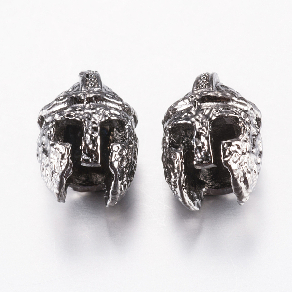PandaHall Tibetan Style Alloy Beads, Gladiator Helmet, Gunmetal, 13.5x9.5x9mm, Hole: 2mm Alloy Others
PandaHall Tibetan Style Alloy Beads, Gladiator Helmet, Gunmetal, 13.5x9.5x9mm, Hole: 2mm Alloy Others