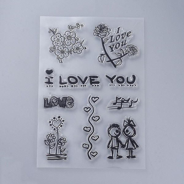PandaHall Silicone Stamps, for DIY Scrapbooking, Photo Album Decorative, Cards Making, Stamp Sheets, Valentine's day Themed Pattern...
PandaHall Silicone Stamps, for DIY Scrapbooking, Photo Album Decorative, Cards Making, Stamp Sheets, Valentine's day Themed Pattern...